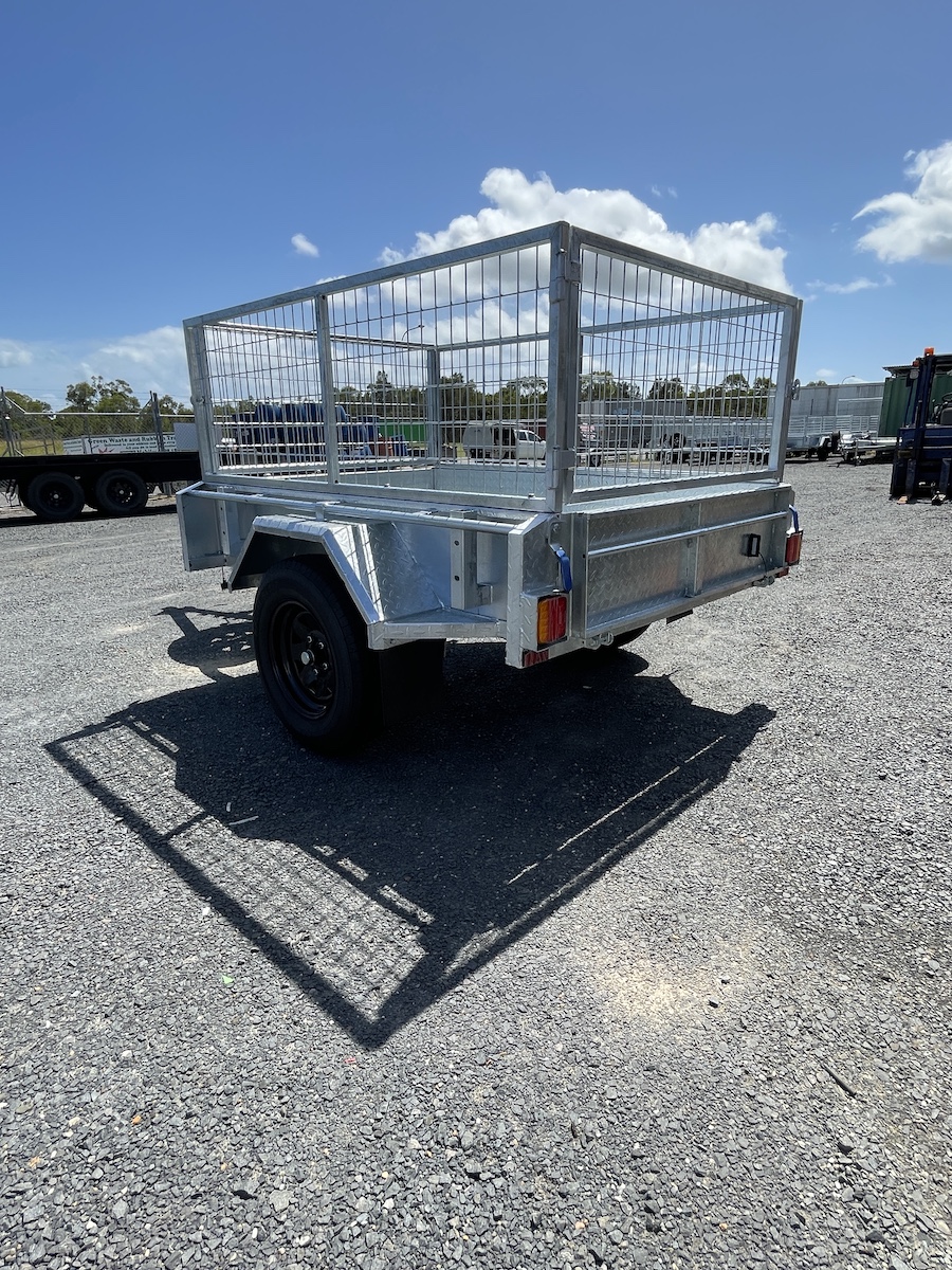 Cage Box Trailer 7x5 cheap trailers Queensland