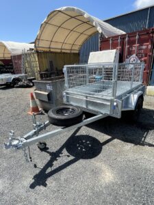 Cage Box Trailer Single axel box Urangan