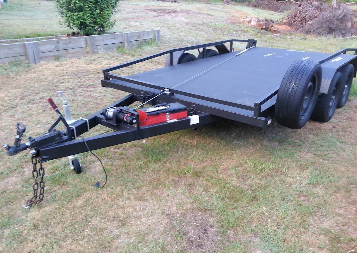 Car Carrier Painted Winch