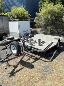 Dirt bike three bike Trailer Hire Hervey Bay